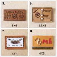 厂家直销PU皮皮标、仿真皮标、金属皮标